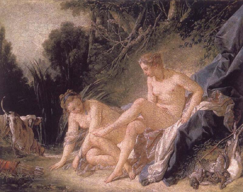 Francois Boucher Diana Resting after her Bath China oil painting art